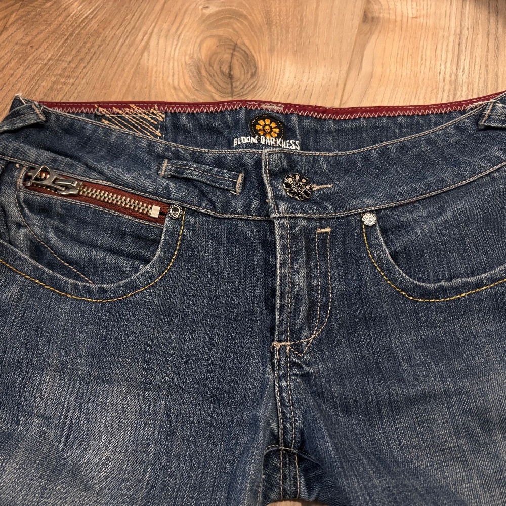 Y2K Bootcut Low Rise Jeans - Picture 2 of 7